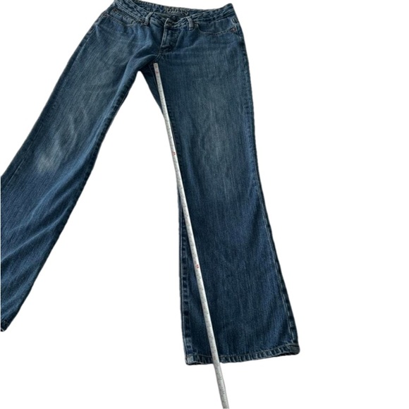 🌻4/$20 Roots Women’s Mid Rise Flared Medium Wash Jeans Size 29 L - Picture 3 of 15